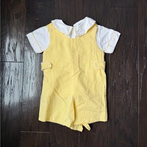 Strasburg Yellow and White Kids Matching Set